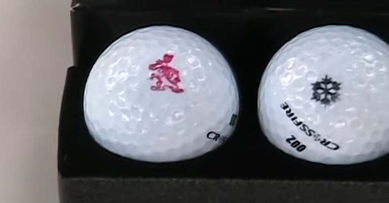 Personalized Numbers on Golf Balls